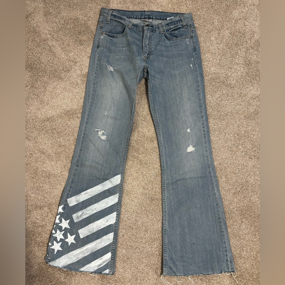 Custom Vintage 70’s Flare Levis